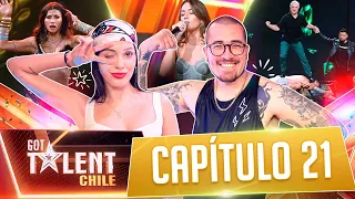 GOT TALENT CHILE ⭐ CAPÍTULO 21 🎤🕺 REACCIÓN CLAUDIO MICHAUX Y CONI CAPELLI 🤩