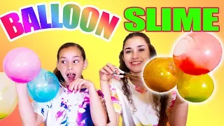 3 Color Glue BALLOON SLIME!!!