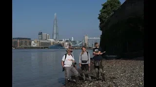 London Mudlarking near Execution Dock - Tudor & Medieval finds