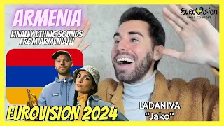SPANISH REACTS 🇦🇲 LADANIVA "JAKO" | ARMENIA EUROVISION 2024 | Live Reaction and Review!
