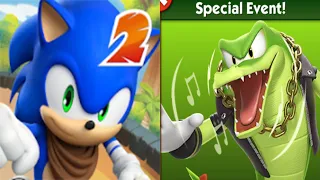 Sonic Dash 2: Sonic Boom Update Vector the Crocodile New Character Unlocked All Characters Gameplay