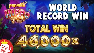 HIPPO POP DELIVERS 46,000X RECORD WIN! 😱😱 MUST SEE!