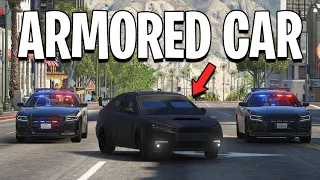I Became A Getaway Driver In An Armored Car on GTA 5 RP