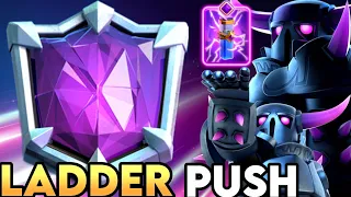 Ladder Push To TOP 500 In The World With EVO *ZAP* PEKKA BRIDGE SPAM - Clash Royale