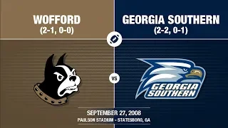 2008 Week 5 - Wofford at Georgia Southern