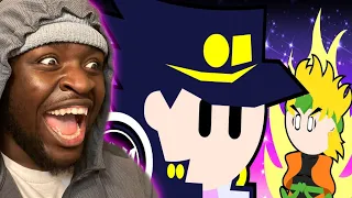 THIS IS FUNNIEST ONE!! | JoJo's Bizarre Adventure Stardust Crusaders But Really Really Fast REACTION