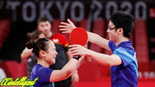 Mima Ito/Jun Mizutani vs Petrissa Solja/ Patrick Franziska - (MD-QF) 2020 Tokyo Olympics (Short.ver)