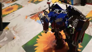 transformers optimus prime transformation test n.2 stop motion