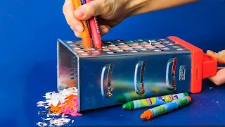 30 SURPRISING USES OF CRAYONS || Awesome Crafts by 5-Minute DECOR