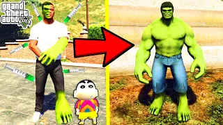 Franklin Finding $1 To $1000000000 HULK in GTA 5 | SHINCHAN and CHOP