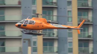 London Battersea Heliport Traffic: AS350, AW139, EC155