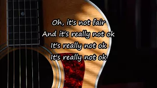 Lily Allen - Not Fair (Acoustic Guitar Karaoke)