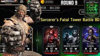 Sorcerer’s Fatal Tower Bosses Battle 80 Fight + Reward | MK Mobile