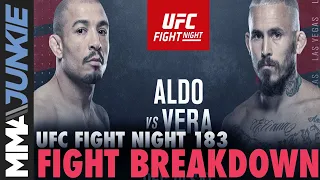 Jose Aldo vs. Marlon Vera prediction | UFC Fight Night 183 breakdown