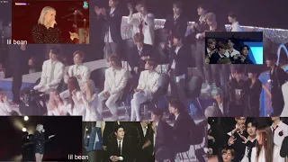 idols reaction to Anne Marie - 2002, FRIENDS [Vlive awards V Heartbeat] 191116
