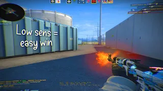 I tried SUPER LOW sens with g pro x superlight and carried in lvl 10 faceit!