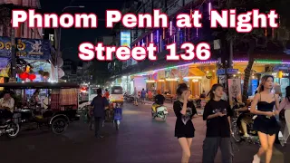 PHNOM PENH RED LIGHT DISTRICT, Walk tour - Cambodia 2023 #cambodia #phnompenh