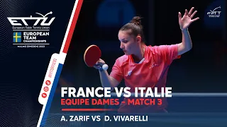 Audrey ZARIF vs Debora VIVARELLI | France-Italie | Malmö 2023