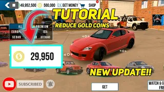 TUTORIAL REDUCE 500K GOLD COIN in New Update Car Parking Multiplayer New Update v4.8.14.8