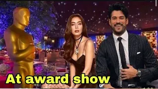 Burak Ozcivit and neslihan atagul together after a long time at award show | Celebrities Gossips