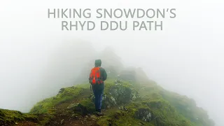 Hiking Snowdon | Rhyd Ddu Path in clouds + wind