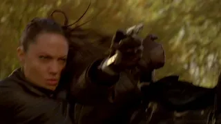 Lara Croft Horseback