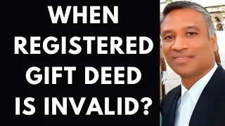 389 - When Registered Gift Deed is Invalid?
