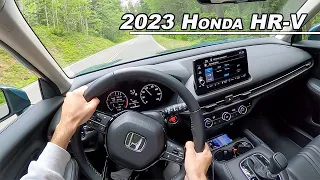 2023 Honda HR-V Handling Impressions - Slow Car Fast! (POV Binaural Audio)