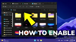 How to Enable Tabs and New Navigation Pane in File Explorer in Windows 11 25136