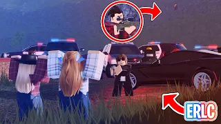 HUNTER TAKES OUT MURDERER WITH A RIFLE! - ERLC Roblox Liberty County