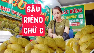 Vợ thanh sầu riêng KHUI một loạt sầu Chữ C cơm vàng óng ánh đến kỳ lạ khách ai cũng gật gù khen ngon