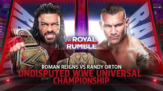 WWE 2K24 :Roman Reigns vs Randy Orton at Royal Rumble