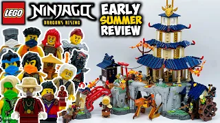 Tournament Temple City EARLY Review! LEGO Ninjago Dragons Rising Set 71814