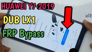 FRP BYPASS HUAWEI Y7 2019 DUB LX1 Remove Google Account Lock easy!!!