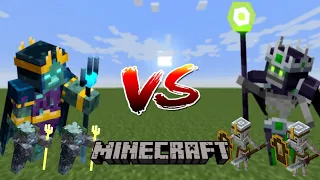 Drowned Necromancer Vs Nameless One In Minecraft | Boss Battle