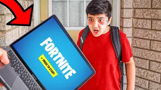 Little Brother Gets Caught Playing Fortnite In Class On School Computer