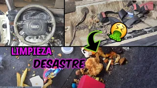 NUNCA dejes que tu COCHE acabe ASÍ 🤮🤢 *LIMPIEZA BRUTAL*