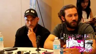 Vikings Press Room with Travis Fimmel and Clive Standen at SDCC