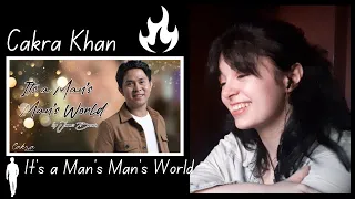 Cakra Khan - It’s a Man’s Man’s World Cover - James Brown [Reaction Video] This Cover is Fire 🔥