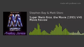 Super Mario Bros. the Movie (1993) VHS Movie Review