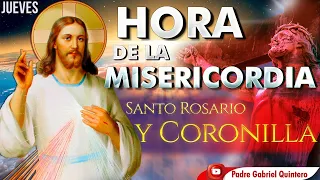 🩸✝💧LA HORA DE LA MISERICORDIA Coronilla de la Misericordia y Santo Rosario de hoy jueves 22 de junio