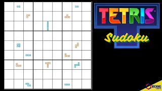 A Sudoku With Only 14 Given Tetris Pieces?!