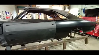 1968 Dodge Charger RT Restoration  - Part 9 - Quarter panel installation - DIY Auto Restoration