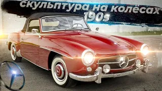 Скульптура на колесах 190sl Mercedes-Benz W121 Мерседес - Бенц