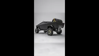 Tesla Cybertruck Off-Road Render #shorts