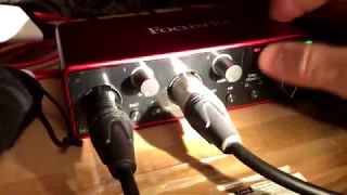 Обзор focusrite scarlett 2i2 3Gen. Подключение к iPad (рубрика Brincha Na Gitarini Produkcьён).