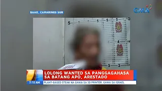 UB: Lolong wanted sa panggagahasa sa batang apo, arestado