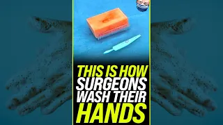 How Surgeons Wash Their Hands 🧼 #shorts