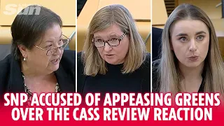 SNP accused of appeasing Greens over The Cass Review reaction