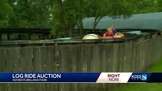 Adventureland to auction off part of log ride